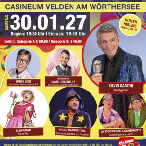 Die Silvio Samoni Faschingsshow 30.01.2027 Kategorie 1