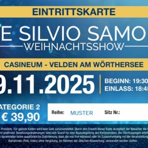 Eintrittskarte Weihnachtsshow Am 29.11.2025 Kategorie 2
